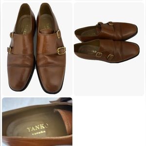 YANKO Leather made Spain Brown shoes 4